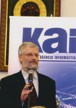 Marcin Przeciszewski, prezes KAI, współorganizatora uroczystości wręczenia Nagrody